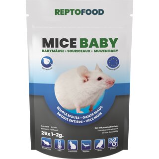 REPTO Food Babymuse 1-2g, 25 Stck